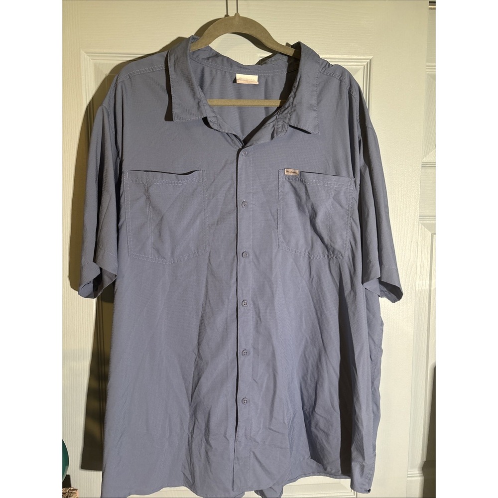 Columbia Men's Outdoor Short Sleeve Shirt Sz 4X